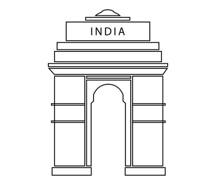 monuments Indian Redford vector design illustration 