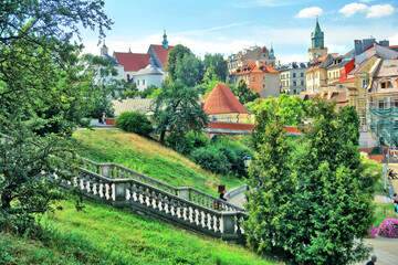 Panorama Starego Miasta w Lublinie © robnaw