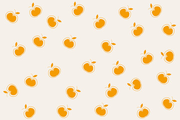 seamless pattern with oranges vector design illustration