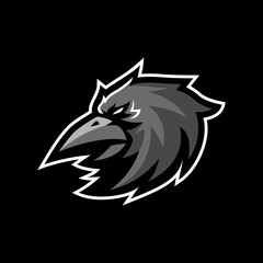Raven Mascot Logo