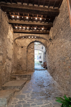Gasse in Cortona Toskana