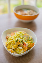 stir fried chinese chive with fofu