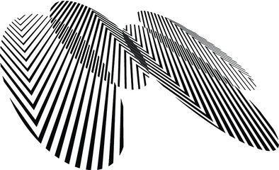 Lines circle wallpaper . Vector Illustration . Design element . Abstract Geometric background .