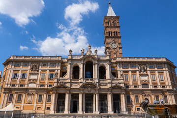 Fototapeta na wymiar Santa Maria Maggiore Basilica in Rome, Italy