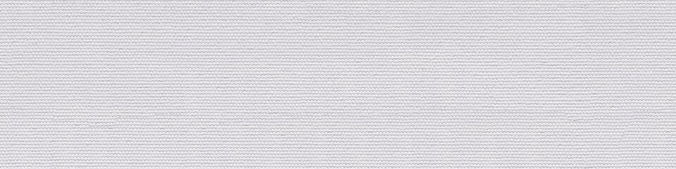 Acrylic canvas background in white color for your unique design work. Seamless panoramic texture.