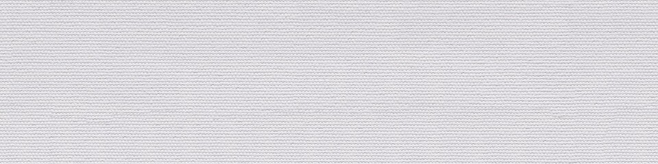 Acrylic canvas background in white color for your unique design work. Seamless panoramic texture.