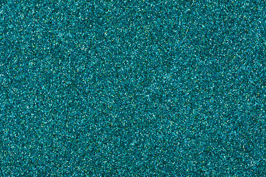Glitter texture in adorable turquoise tone, your elegant background for holiday mood. High quality texture in extremely high resolution, 50 megapixels photo.