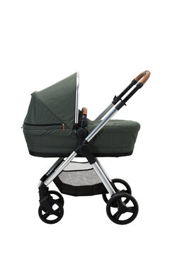 Green Baby Stroller