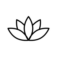 Lotus vector icon