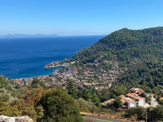 Obraz premium view of the city of kotor