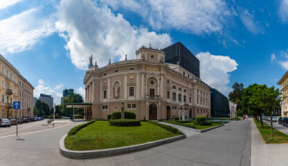 Fototapeta na wymiar Ljubljana Opera House