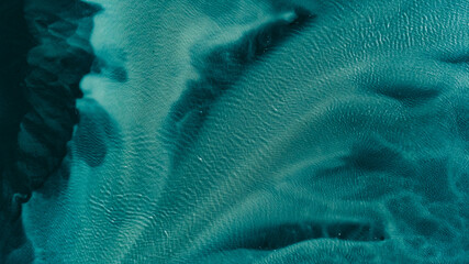 Aerial Glacial Water