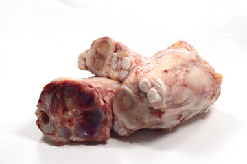 pieces of veal bones for food use