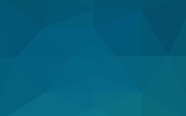 Dark BLUE vector abstract polygonal layout.