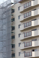 マンションの外壁の塗装工事