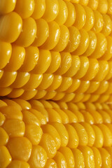 Cooked corn,  healthy vegan snack