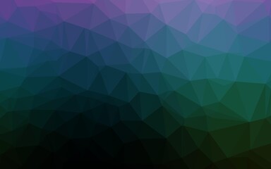 Dark Multicolor, Rainbow vector abstract mosaic background.