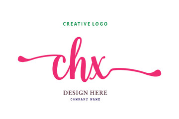 simple CHX letter arrangement logo is easy to understand, simple and authoritative