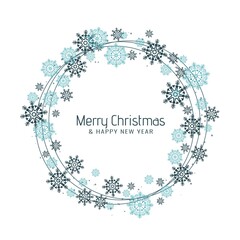 Abstract Merry Christmas greeting background