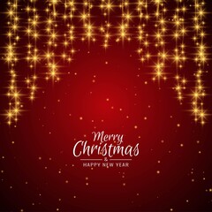 Abstract Merry Christmas greeting background