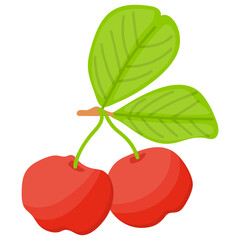 
Lingonberry in red fresh color 
