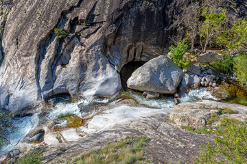 Vallée de La Volane en Haute-Ardèche en France