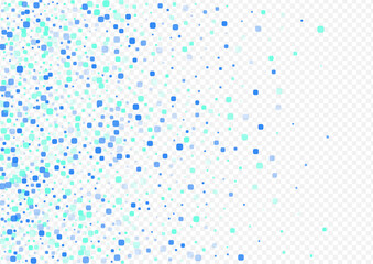 Blue Particle Falling Vector Transparent 