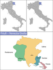 Friuli Venezia Giulia is a region in northeast Italy