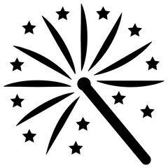 
Magical firework in the sky for parties, epic firework 
