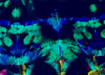 Fototapeta na wymiar Brushed Graffiti. Tie Dye Patchwork. Turquoise Aquarelle Texture. Blue Tie Dye Batik. Purple Dirty Art Background. Artistic Dirty Art. Watercolor Print. Wet Art Print. Splash Banner. Green