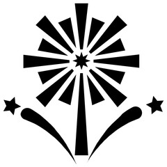 
Magical firework in the sky for parties, epic firework 
