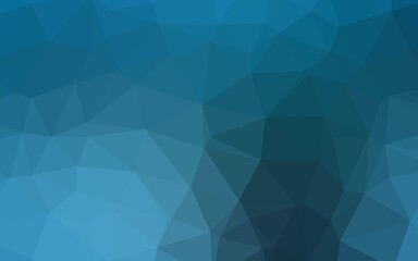 Obraz premium Light BLUE vector shining triangular background.