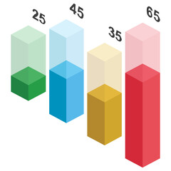 Obraz premium Modern analysis depicting modern infographic 