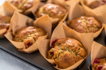 Cranberry muffins