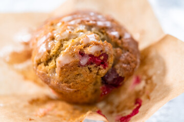 Cranberry muffins