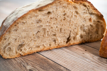 .Sourdough rye bread