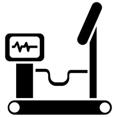 
A medical equipment to monitor heartbeat, ecg machine
