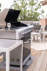 Outdoor gas grill