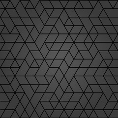 Seamless dark background for your designs. Modern ornament. Geometric abstract pattern