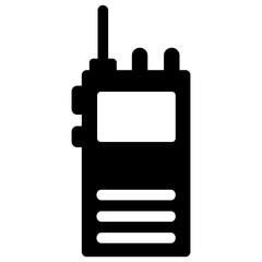 
Walkie talkie device for two way calling oftenly used in military service 
