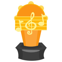 
Annual musical trophy, clef award
