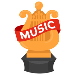 
Best music award icon
