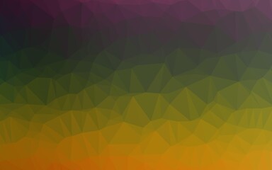 Dark Multicolor, Rainbow vector abstract polygonal cover.
