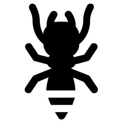 
A insect having legs depicting beetle 
