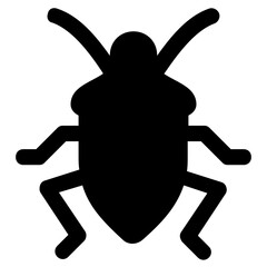 
Icon of a insect having antena and long legs depicting clover stem
