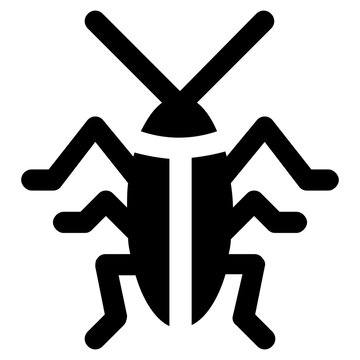 
Icon of a insect having antena and long legs depicting clover stem
