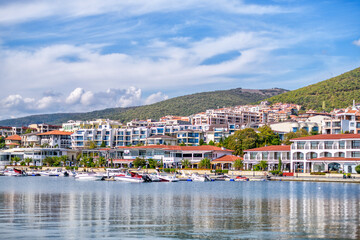Fototapeta premium view of the city of St. Vlas in Bulgaria