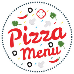 
Colorful pizza logo design
