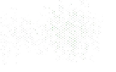 Light Green vector pattern with spheres.