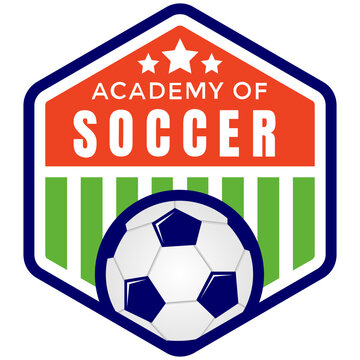 
A soccer champions badge for achievement 
